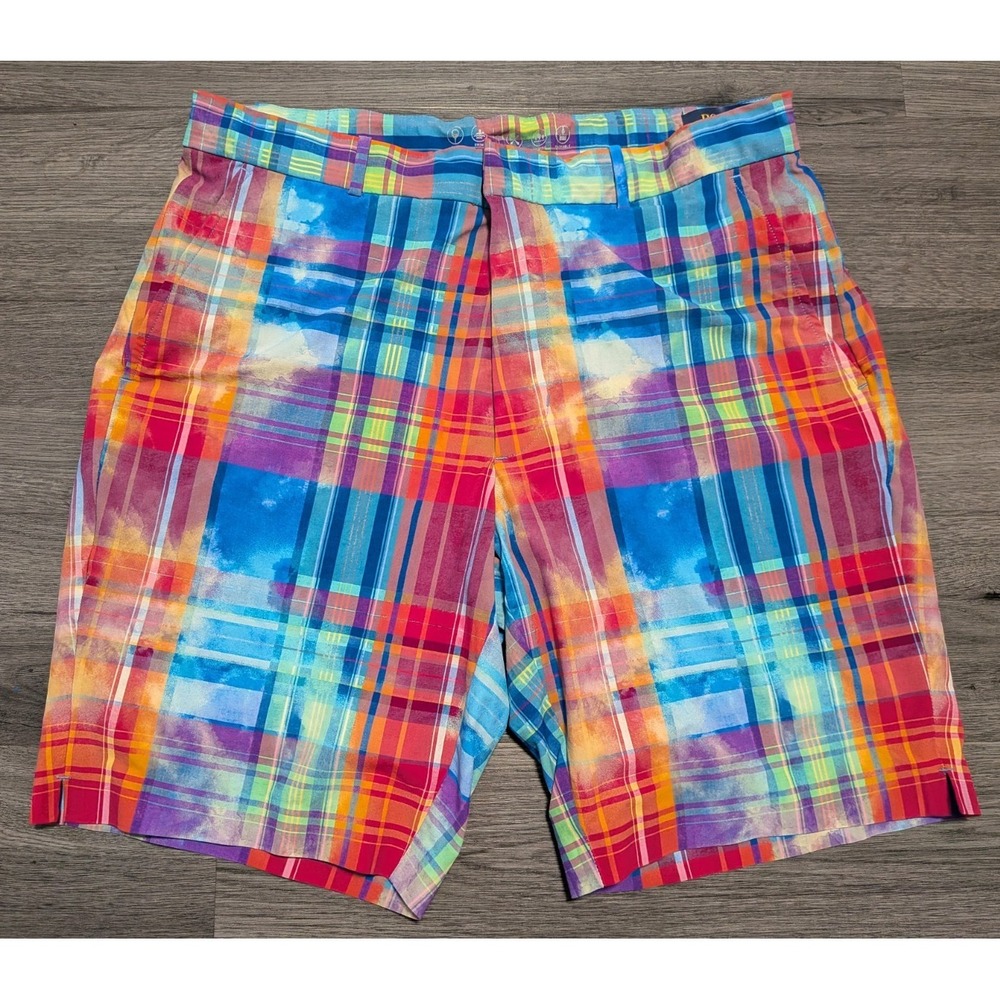 Polo Golf Ralph Lauren Men's New England Prep Multi Color Lined Swim Trunks 32x9